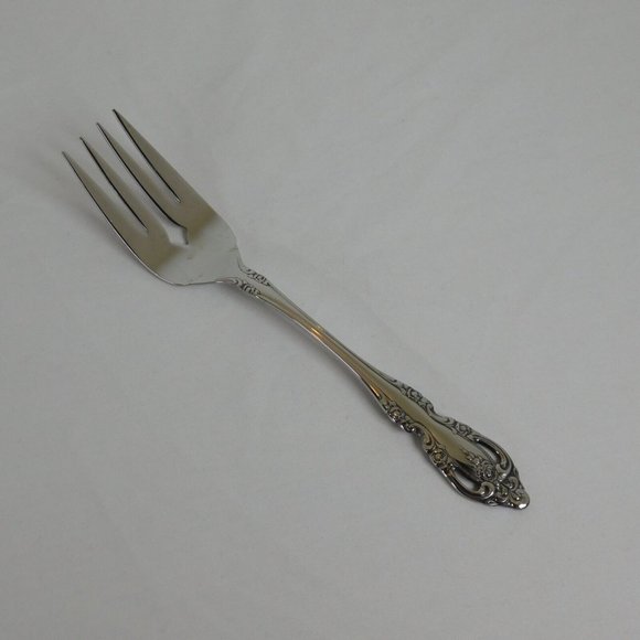 Oneida Brahms Community Stainless 5 Serving Pieces Pie Gravy Sugar Butter Fork - Picture 7 of 13